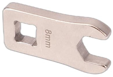 Purokise Clé à Patte d'Oie 8mm Vélo, Adaptateur Couple Carré 1/4 Acier au Carbone Clé à Fourche pour Écrou de Tuyau Frein Hydraulique Outil
