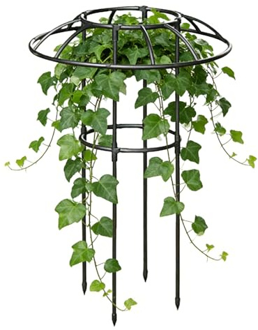 Treillis Parapluie | Supports Vigne Verticaux Stables Anti-Rouille | Tour Cadre Treillis Parapluie,pour Roses Vigne Concombres Hortensias Pothos Fruit
