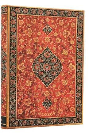 Paperblanks | 2026 Gaudis Sonne | Gaudis Mosaike | 12-Monatskalender | Midi | Vertikal | mit Klappumschlag | 160 Pg | 100 GSM