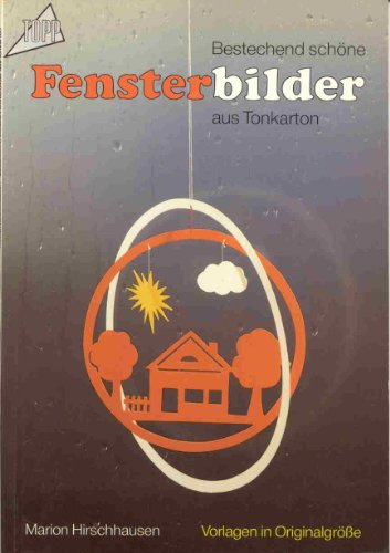 Bestechend schöne Fensterbilder aus Tonkarton