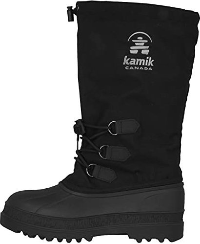 Kamik CANUCK, Herren Schneestiefel, Schwarz (Black-Noir), 42 EU (9 UK)