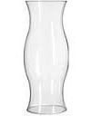 Hurricane Lamp Cylinder Botomless transparent large Glass Windlight decorative Lantern Height approx 30 Cm at the Top and Bottom diameter Approx 12 Cm Widest Point 14 cm