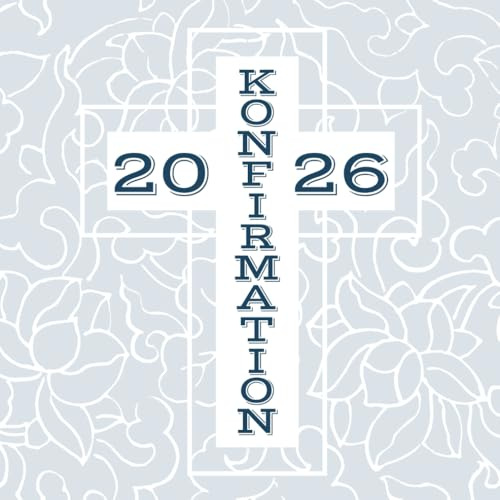 Meine Konfirmation: Gästebuch - Erinnerungsbuch zum Eintragen von Glückwünschen an den Konfirmand / Konfirmandin | Geschenkbücher | Kreuz blau