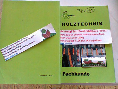 Holztechnik, Fachkunde