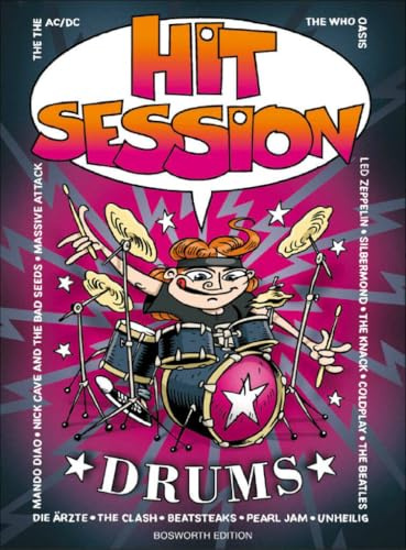 Hit Session Drums | 100 Rock Pop Metal Beats | Songbook für Schüler und Musiker | Drummer-Notenbuch mit Play-Along Sammlung | Trommel-Übungsrepertoire ... Unterricht: 100 Songs aus Rock, Pop und Metal