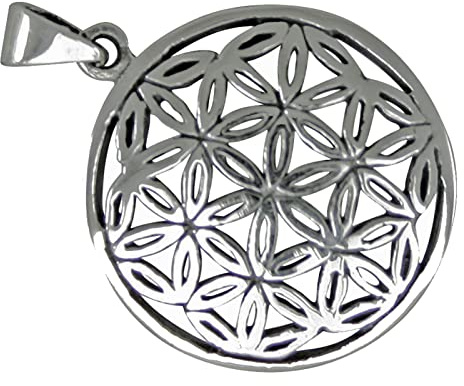 AFP Fleur de Vie, petit Pendentif en argent 925