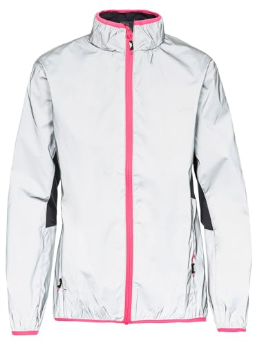 Trespass Damen Wasserdichte Regenjacke Aus Vollständig Reflektivem Material Lumi, Silver Reflective, M, FAJKRAL20007_SVRM
