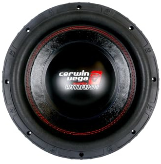 CERWIN-VEGA! VMAXX 12 Pulgadas 1000W RMS 4-Ohm Subwoofer de Alto Rendimiento Robusto Sistema de Audio para Coche con refrigeración Avanzada, Graves Profundos para entusiastas del subwoofer de Coche