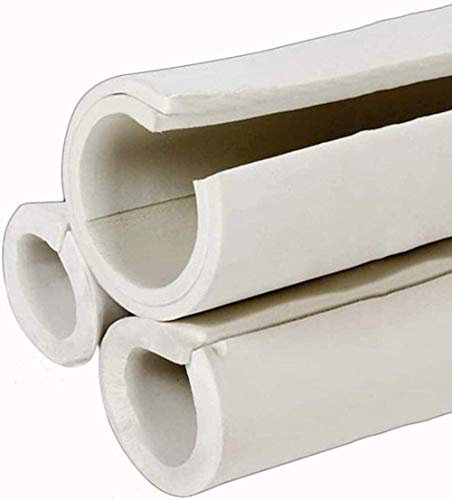 ZXQZ White Thermal Insulation Foam Pipe,for Solar Air Conditioning Hot Water Pipe, Sunscreen Thermal Insulation Cotton Pipe (Color : 33mm, Size : Pack of 3)
