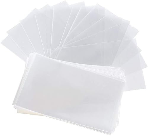 100 pz buste trasparenti sacchetti per alimenti 20x25+3 cm chiusura adesiva