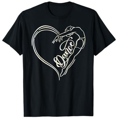I Love Dance - Maglietta da ballo contemporanea, per insegnante Maglietta