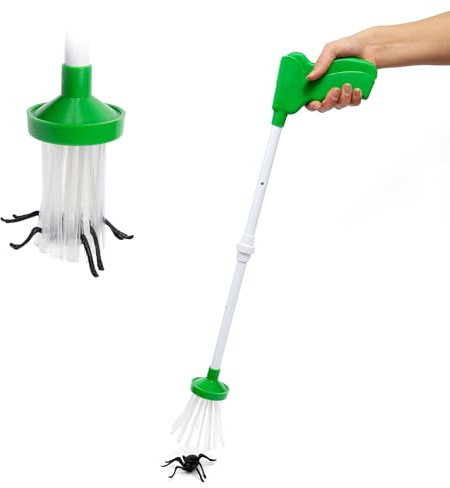 BRENIUM Spider and Insect Catcher - Grabber, Eco-Friendly, No-Touch Release - Safely Catch & Release Spiders, Roaches, Bees, Wasps, Bugs, Critters