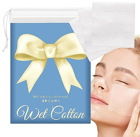 Almohadillas de algodón para tónico facial - 200 almohadillas desmaquillantes | Almohadillas de limpieza facial Super Fit, almohadillas transpirables para la eliminación de cosméticos, todo Gimocool