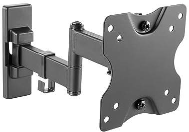 RICOO Monitor Halterung Wandhalterung Schwenkbar Bildschirmhalterung Monitorhalterung für 13-34 Zoll Flach Monitor-Arm Neigbar S5011 Computer Curved PC Bildschirm Wand-Halter VESA 75 x 75 & 100 x 100
