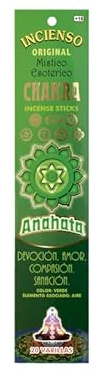 Räucherstäbchen 4. Chakra Anahata (Devotion, Liebe, Mitgefühl, Heilung)