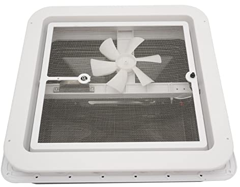 HuKaiL Dachhaube Dachfenster 42 x 42 cm, Dachluke Wohnmobil für Fensterbildschirm, Camper Dachfenster für Universal Wohnmobil mit Standard 14 x 14 Zoll Öffnungen