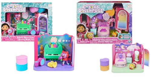 Gabby‘s Dollhouse Deluxe Raum, Groovy Music Room & Deluxe Raum, Sweet Dreams, Schlafzimmer mit Kuschelkatze