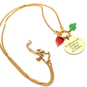 Collana Ti abbraccerei anche se tu fossi un cactus e io un palloncino
