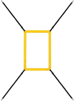 Angriffszone Zielscheibe Wurfscheibe Strike Zone Zielscheibe für Wurfnetz 4 verstellbare Gurte Professionelles Zubehör für Baseballwurfnetze zum Üben des Werfens u