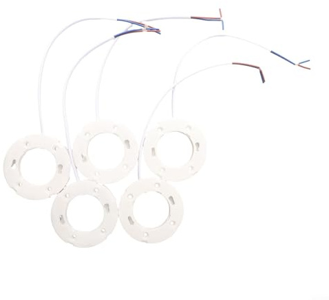 VRTYVEYBB For GX53 Lamp Holder Set of Five, Designed to Fit Standard Size For GX53 Bulbs for Effective Lighting