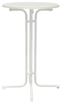 MFG Stehtisch, klappbar, weiß/weiß, Ø=70 cm