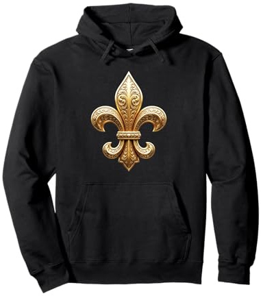 Ornement Royal Fleur de lys Bijou Sweat à Capuche
