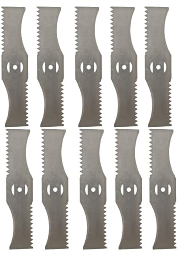 2/4/10 lames de coupe-bordures de 15 cm (6 pouces) à dents de scie for tondeuses électriques - Pièces détachées for débroussailleuses(10PCS)