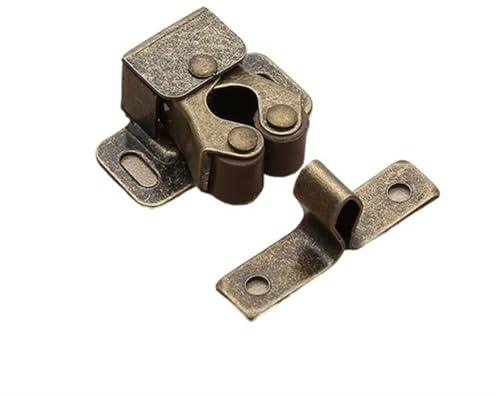 2 STÜCKE Magnet Schrank Fänge Türstopper Näher Stopper Dämpfer Puffer Schrankschloss Kleiderschrank Hardware Möbelbeschläge(Green Bronze)