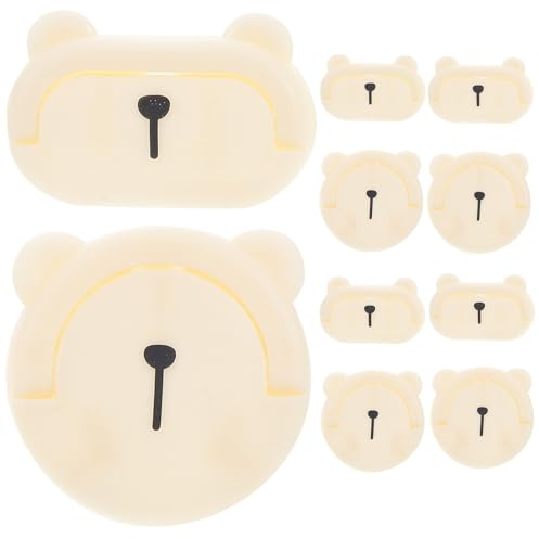 LIFKICH Set 10 Pezzi Coperture per Prese in Plastica Robusta, Protezioni di Sicurezza per Prese Elettriche Domestiche, Facile Installazione la Sicurezza in Casa