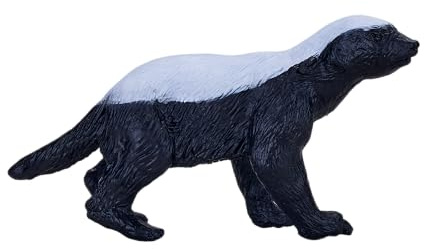 MOJO Honey Badger Maschio Realistico Internazionale Fauna Selvatica Dipinta a Mano Figurine