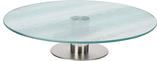 Rotating Turntable Serving Tray | Revolving Cake Display Platter 30cm