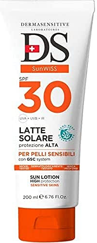 Dermasensitive DS+ Sunwiss Sonnenmilch SPF30 empfindliche Haut, Tube 200 ml