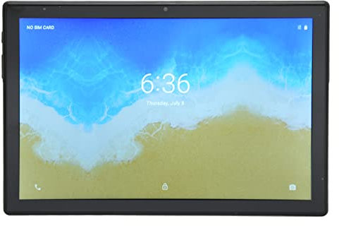 FOUF Tablet PC, 10.1in 4G RAM 128G ROM Bluetooth 5.0 8 Core CPU WiFi 2.4G 5G Banda de Frecuencia Dual 7000mah Batería Ultra Slim Windows Tablet PC, Frontal 500W, Posterior 800W para Android 11(Plata)