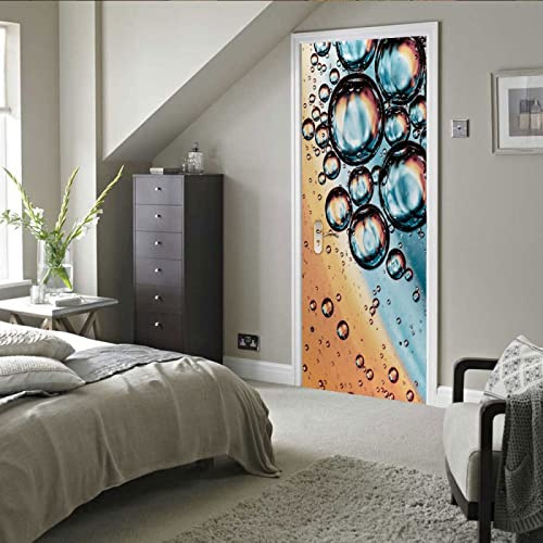 stickers paroi de douche 80x200cm(31.49 inches * 78.74 inches) Auto Adhésif Amovible Imperméable Mural De Salle De Bains En Pvc Art Autocollants Pour Le Salon La Chambre Des Portes Decor