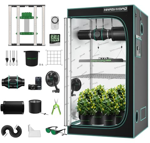 Mars Hydro E3000 - Juego Completo de Carpas para Cultivo