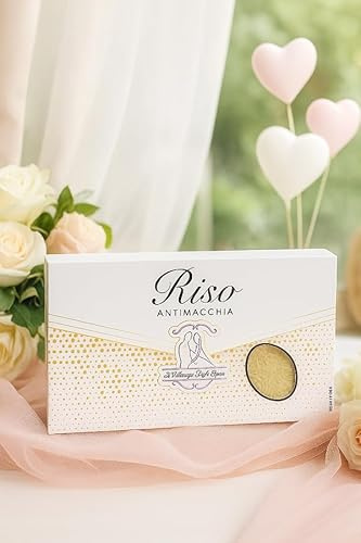 RISO BIANCO 500gr per matrimoni antimacchia - MADE IN ITALY