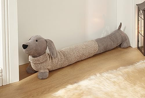 Zugluftstopper Dackel 80 cm lang, für Fenster & Türen, Türbodendichtung | Fensterdichtung, Türdichtung, Windstopper
