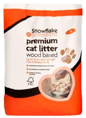 Wood Based Cat litter Wood Pellet Cat litter Environmental Friendly Biodegradable Cat Litter 5L | FabFinds Gloves (1)