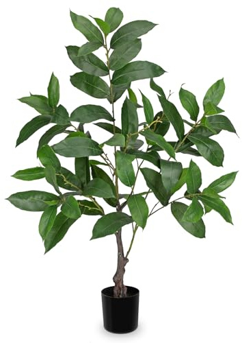 Arborus Konstträd, 93 cm, konstgjort träd i kruka, ficus, konstgjorda växter, stora inomhusväxter, konstgjord som äkta konstgjord växt, träd, inomhus, entré, hem, vardagsrum, sovrum, kontor