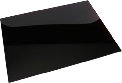 DEENZ 80X52Cm Black Universal Hob Cover Plate Tempered Glass Worktop Saver Dishwasher Safe 5mm All Types of Cookers (Hob Cover)