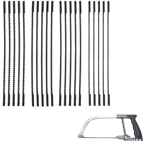 20 Pezzi Lama Per Sega Da Traforo, 10/15/18/24 Denti Lame Per Sega A Scorrimento, Lama Per Sega A Perno Con Perno, Lame Traforo Elettrico, Per Segare Legno Plastica Schiuma Metalli Teneri