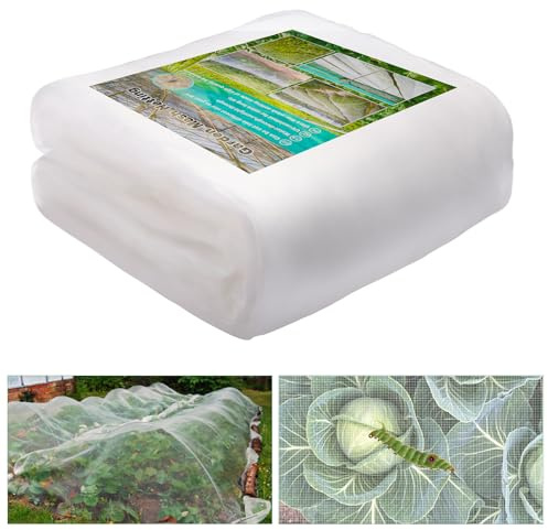 Filet à légumes de jardin, 3 x 6 m, moustiquaire pour plantes, légumes, fruits, fleurs