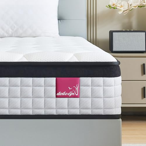 dosleeps Small Double Mattress 4FT,9 Inch 9-Zone Orthopedic Mattress with Memory Foam & Pocket Springs and 3D Breathable Fabric- Motion Isolation (120x190x22cm)