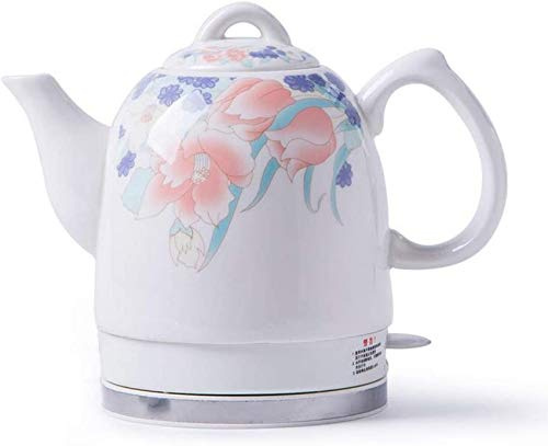 HNVBDOPAE Bouilloire Électrique En Céramique Rétro, 1,5 L, Caren Acier Inoxydable, Sans Bpa, Arrêt Automatique, Ébullition Rapide, Base Amovible, Ébullition À Sec, 1 350 W/B/B