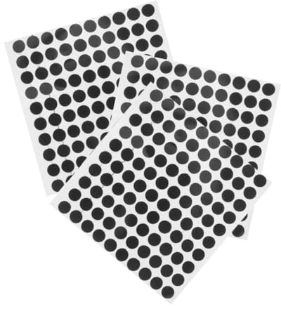 BESTonZON 3 Feuilles Autocollants Noirs pour Table de Billard Pastilles Adhésives Durables Tissé Protection Usure du de Billard Compatibles Plupart des Tables de Snooker et Pool