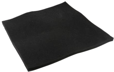 DIKACA High Density Aquarium Filter Sponge Pad Absorbent Biochemical Cotton for Fish Tank Turtle Terrarium and Aquaponics System Machine Washable Non-deformable Black Sponge Cover