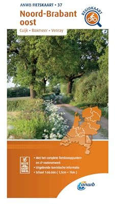 37 Noord-Brabant oost (Cuijk/Boxmeer/Venray): Fietskaart mit Radwegen (Fietskaarten, Band 37)
