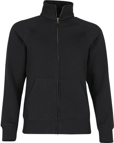 Lady-Fit Sweatjacke L / 14,Black