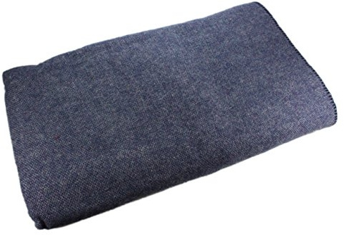 Biddy Murphy, 100% Irish Wool Blanket (BlackBerry), Large King Size 90 x 109 Inches, Traditional Style, Heirloom Quality, Warm, Soft Lambs Wool, Made in Ireland
