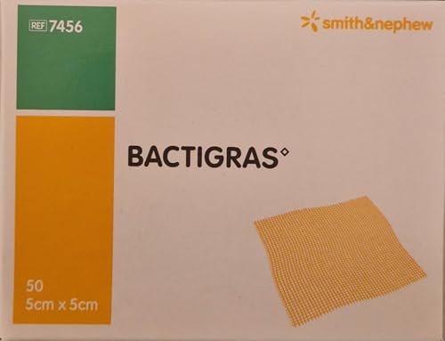 Bactigras 7456 Verbände, 5 cm x 5 cm (50-er pack)